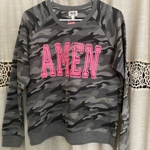 Amen camo sweatshirt